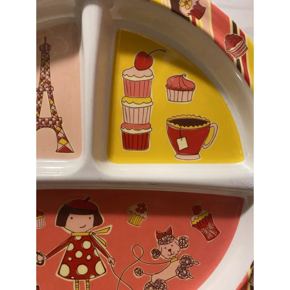 SugarBooger Divided Section Plate in the 